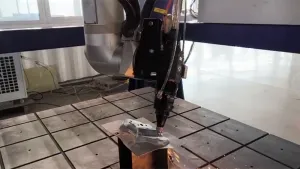 Eje rotativo AC01-LD-H03, para cabezal de corte láser robótico 3D