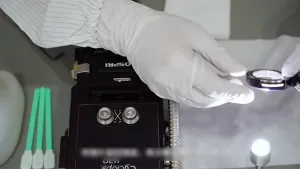 Mantenimiento del cristal protector del enfoque