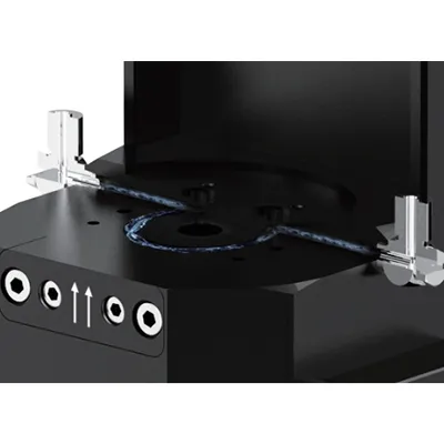 Entrada de fibra QBH con refrigeración por agua para un rendimiento estable