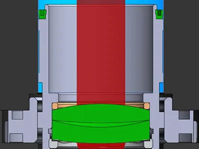 Módulo de enfoque independiente para una alineación perfecta del haz