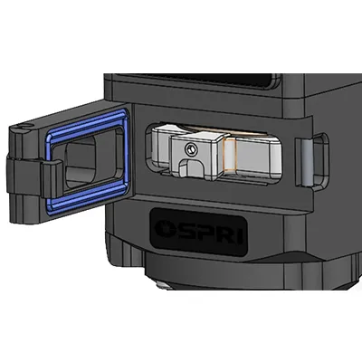 Cubierta antipolvo de presión para mantener la óptica limpia