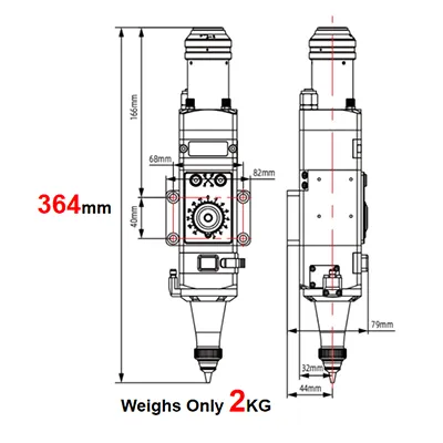 Cuerpo compacto y liviano para una integración sencilla