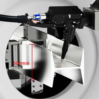 Mayor alcance para cortes en perfiles complejos