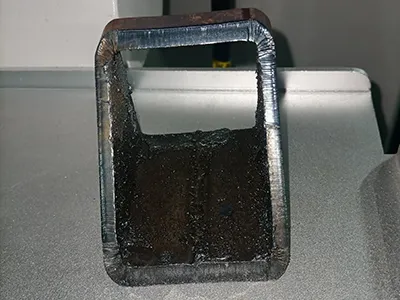 Cabezal de corte láser de fibra biselado de 15 kW  (péndulo simple , ángulo recto, autoenfocable)