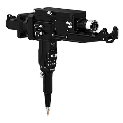 Cabezal de corte láser de fibra biselado de 20 kW (péndulo simple , ángulo recto, autoenfocable)