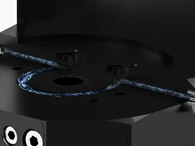 Refrigeración por agua que protege los componentes ópticos y prolonga su vida útil