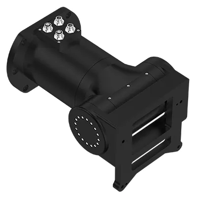 Eje rotativo para cabezal de corte láser biselado